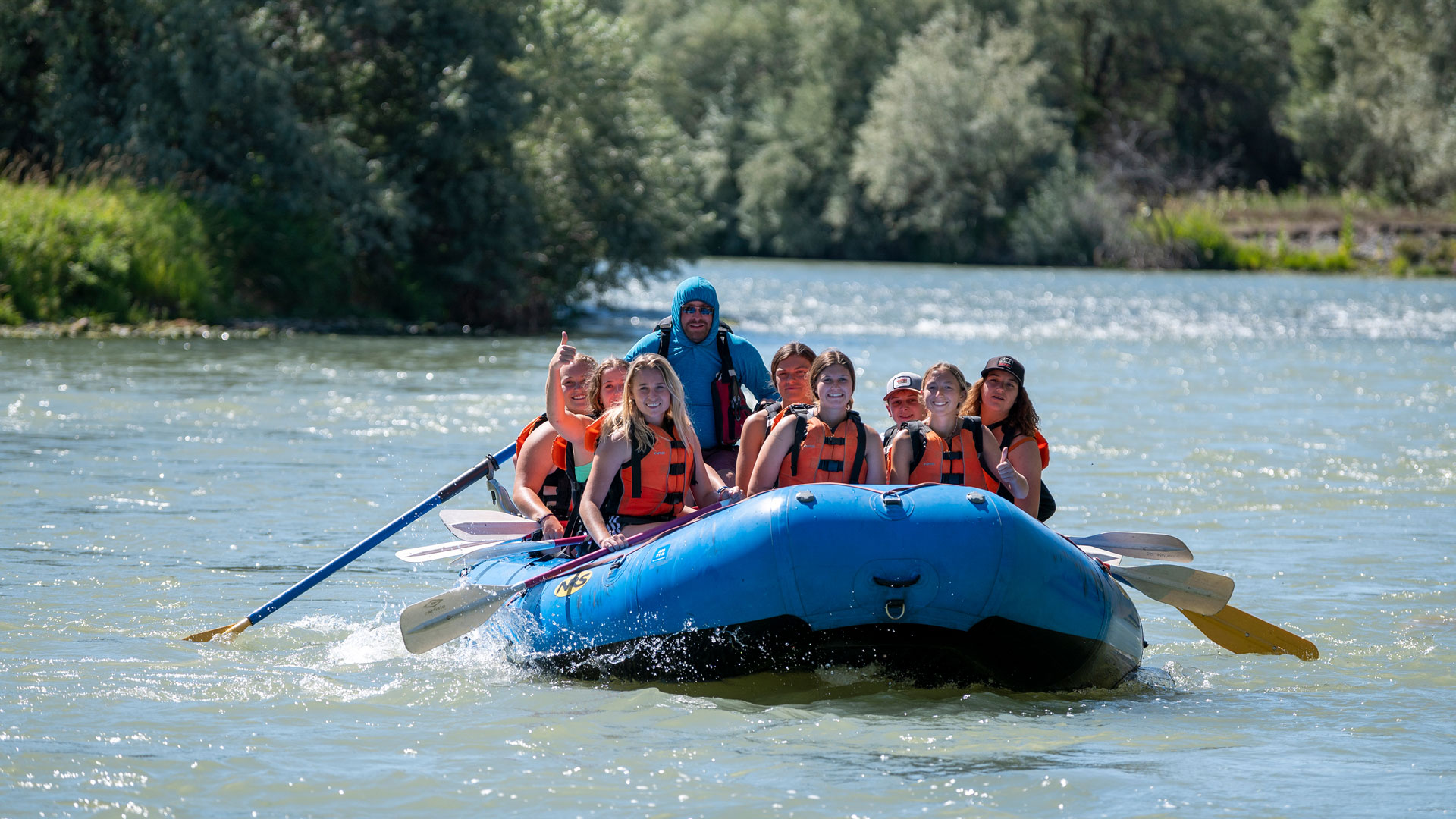 NWC Students River Rafting