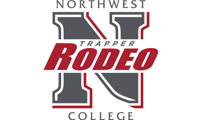 Trapper N Logo, Rodeo with Northwest College, color