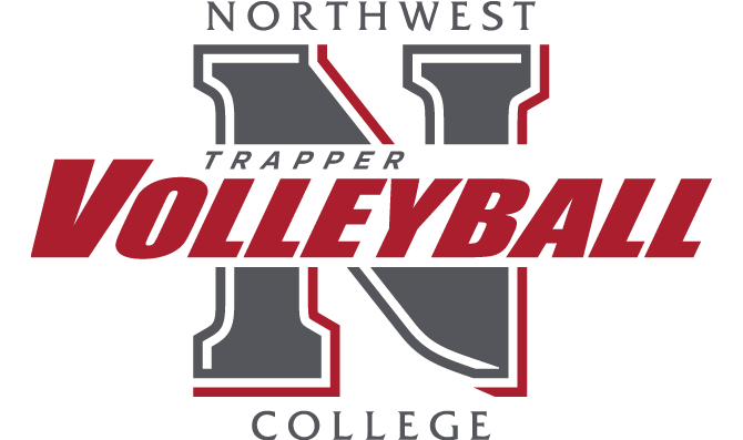 Trapper N Logo, Volleyball with Northwest College, color