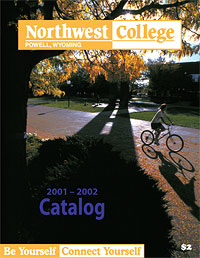 Graphic of 2001-02 NWC College Catalog Cover