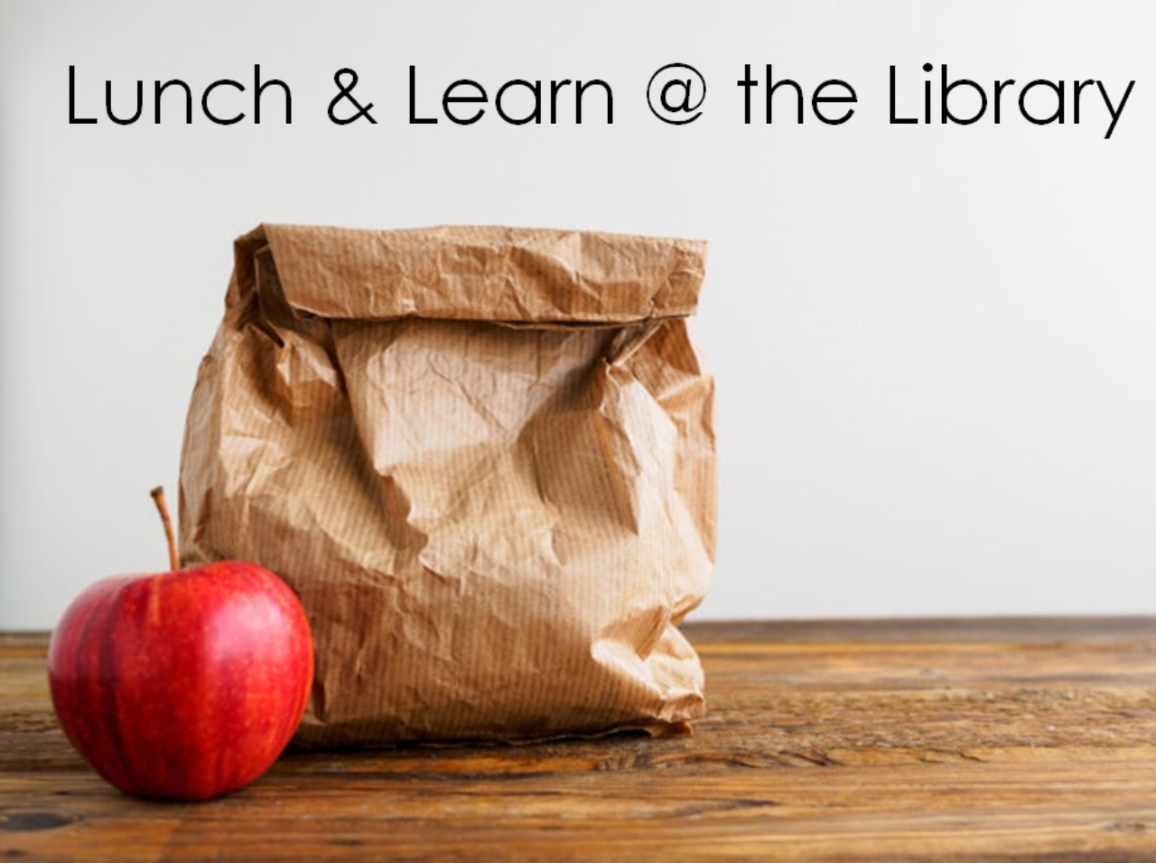 Lunch & Learn at the Library! image