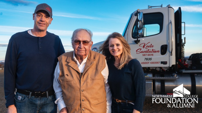 Chris Wolff, Joe Keele, and Reanne Wolff