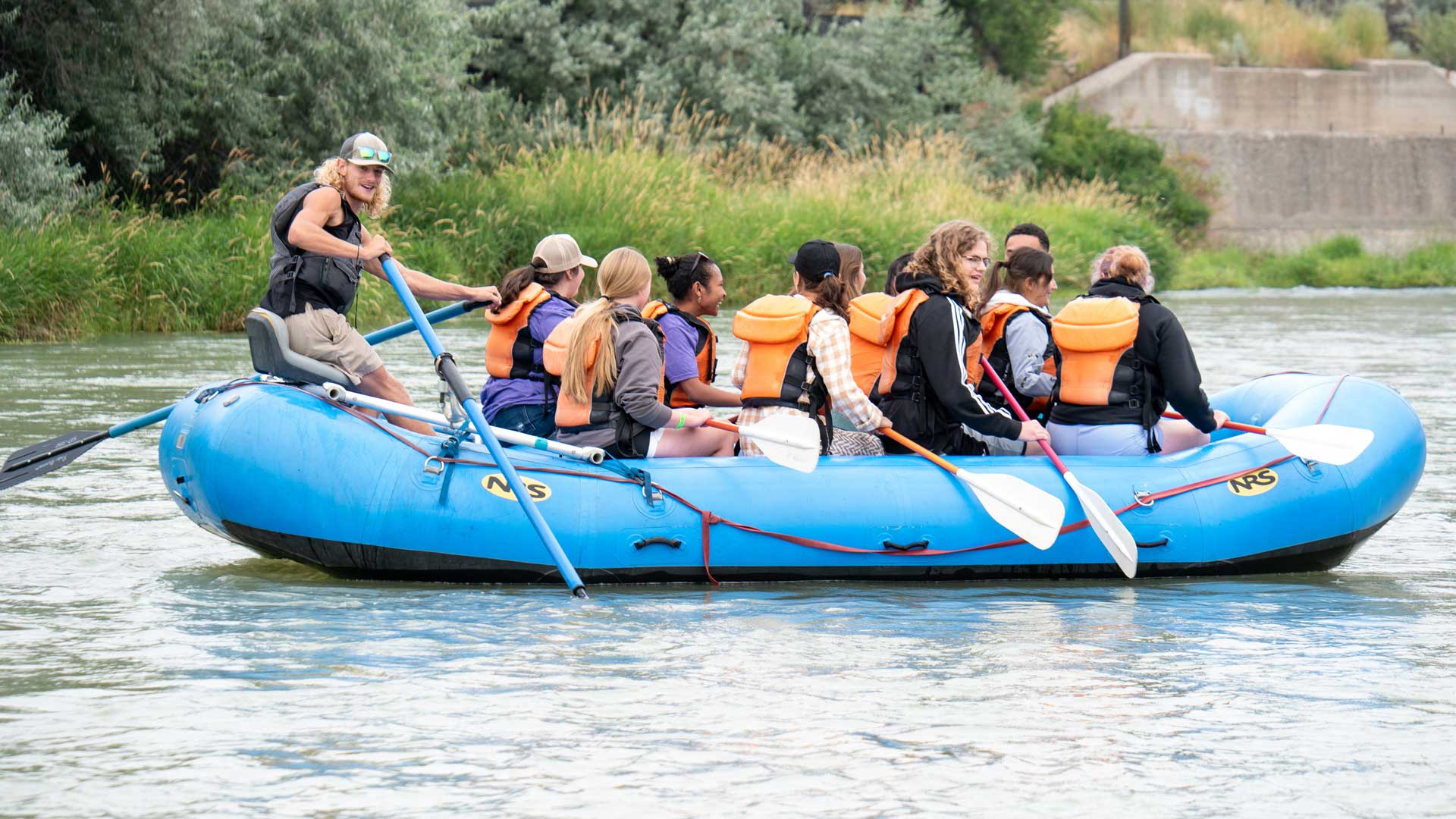 Northwest College Students Rafting